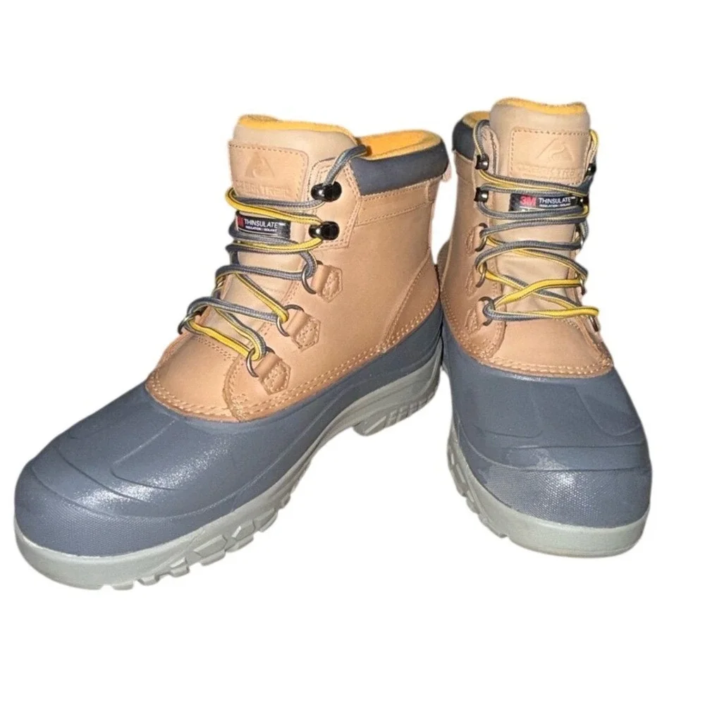 OZARK TRAIL 3M Thinsulate Insulated‎ Leather Duck Boots Waterproof | Men's 10